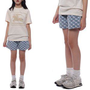 [부산점][버버리][버버리] 24SS EKD 데님 반바지 (8072984 PALE BLUE 24S)