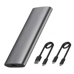 HDD 인클로저 고속 M2 SSD C타입 3.1 Nvme Ngff B 키 m 도구 필요 없는 컴퓨터용 모바일 하드디스크