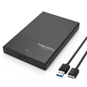 UnionSine K3A USB 3.0 HDD 인클로저 2.5 인치 직렬 포트 SATA SSD 하드 드라이브 케이스 브라켓 6TB 외장