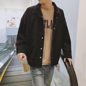 [JHQRM7MD_4B]롱점퍼 봄 의류 기본 남자 항공 오버핏 가을