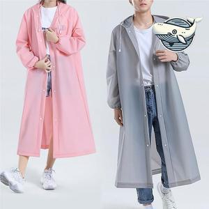 [라일리] Rly 경량 커플 우비 투명 방수 롱코트 착용 간편한
