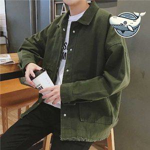 캐주얼한 빈티지 남성 봄 자켓 스트릿 아우터 (WFH2S8G)