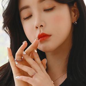 [헤스티아][핑크선물포장+쇼핑백] Simone Surgical Steel Ring  서지컬(써지컬) 반지
