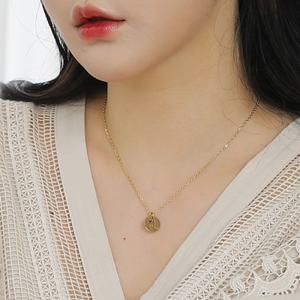 [핑크선물포장 쇼핑백] Alondra Surgical Steel Necklace / 서지컬(써지컬) 목걸이