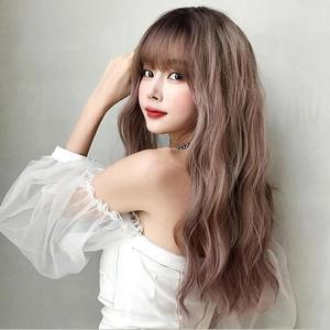 [JHQS7NPC_4B]비타리토 긴머리 통가발 58cm 애쉬핑크