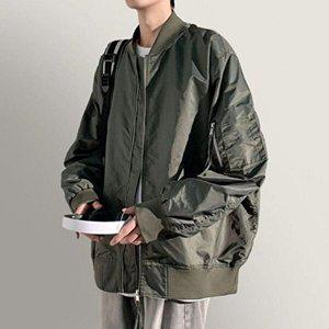 [엄지척]캐주얼 바람막이 블루종 항공 점퍼 자켓 잠바 아우터