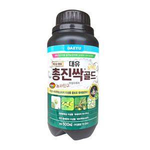 대유 총진싹 골드 500ml 오이 총채벌레 백강균 효과 복숭아 진딧물 배추 나방 고추 토마토 온실가루이 약