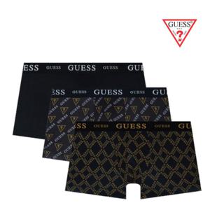 [게스언더웨어](강남점)베이직로고 남성드로즈 3종세트 GDMDR861865866