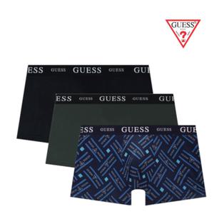 [게스언더웨어](강남점)베이직로고 남성드로즈 3종세트 GDMDR861863868