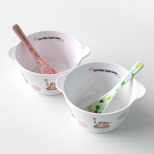 짱구 우동기 그릇 2p + 우동 스푼 2p 세트 2인 식기세트