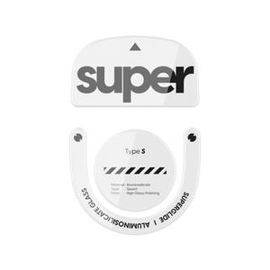 펄사 로지텍 GPRO X Superlight2 전용 슈퍼글라이드 글라스 마우스피트 Type-S 화이트