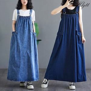 데님멜빵맥시원피스(색상선택)