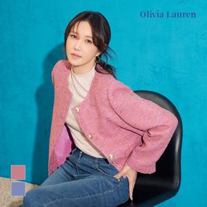 [올리비아로렌] 라운드넥 팬시 자켓_VOPFU4S1311