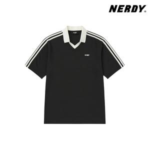 널디 클래식 NY 저지 반팔 티셔츠 FM1PNEU25ST1801-BLACK