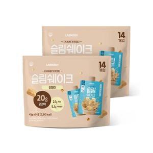랩노쉬 슬림쉐이크 45g x 28개 - 인절미 간편한 맛있는 고단백질 다이어트 균형있는 영양