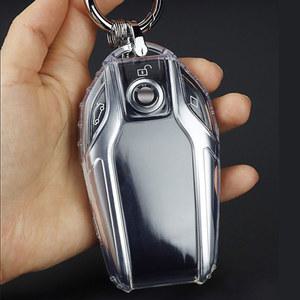 차키케이스 투명 소프트 TPU 원격 자동차 키 커버 케이스 키리스 액세서리 Bmw X5 G05 g30 X3 G01 G31 X4 G02 G32 I8 X7 M5X F20