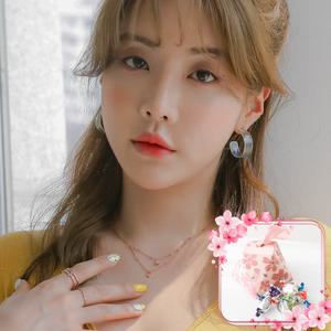 [헤스티아][+달콤한 벚꽃사탕패키지] 함께하니 좋구나 반지+핑크선물포장+쇼핑백
