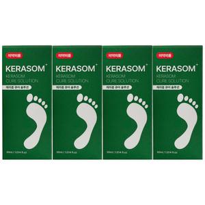 케라좀 큐어 솔루션 문제성 발톱 손톱 의약외품 30ml 4개 / 써클