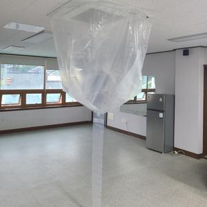 (무료배송+국내산) 일회용 셀프에어컨 청소 DIY 천장형 에어컨 가대 투