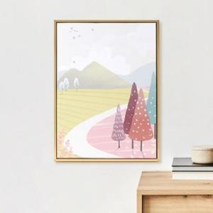 감성 일러스심플트 캔버스 액자 풍경 그림 인테리어