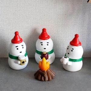 미니 눈사람트렌 모닥불 장식품 크리스마스 집꾸미기 소품