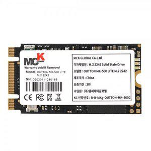 [기타]엠씨케이글로벌 OUTTON MK-500 LITE M.2 2242 SATA 벌크 (256GB)