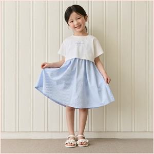 크롭 레이어드티+원피스 SET CKRT2545G