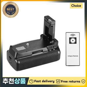니콘 D5300 DSLR 카메라용 수직 배터리 그립 거치대 IR 리모컨 EN-EL 14 전원
