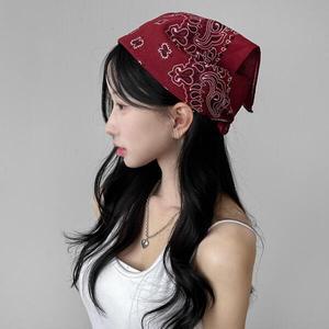/라이니 페이즐리 반다나 스카프 손수건 헤어밴드 ac-9659c