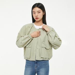 라운드넥 홑겹 점퍼 AP2WZ460