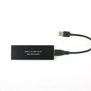 USB 외장 케이스 SSD 초소형 M.2 NGFF Black
