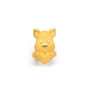 [비앤비골드] 24K 순금 십이간지 돼지띠 돌반지 1.88g