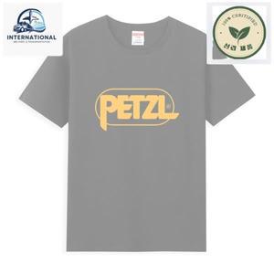 트레이닝세트 남성 남자 PETZL 라이프 월 하이킹, 트레일 러닝, 캠핑 드리프트 티셔츠, 편안한 스트리트웨