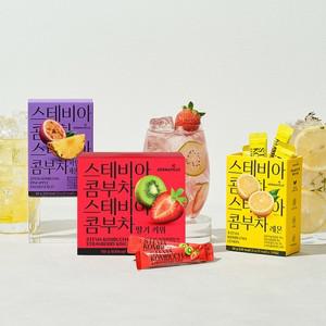 아로마빌 스테비아 콤부차 10스틱 30스틱  레몬 딸기키위 파인애플패션후르츠)