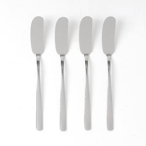 부페 카페 은색 스텐 버터나이프 잼칼4P 경양식집 잼바르기
