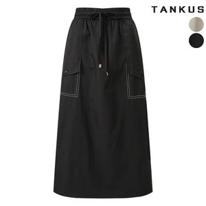 여성 스티치 건빵 포켓 스커트