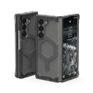 URBAN ARMOR GEAR UAG 삼성 갤럭시 Z 폴드 6 케이스 플라이오 프로 애쉬/스페이스 그레이, 견고한 황변 방