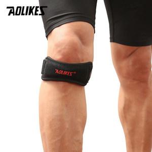 AOLIKES 조정 가능한 무릎 스트랩 슬개골 힘줄 가압 보호대 지지대 슬라이더 패드 로딜라 가드 배드민턴 달