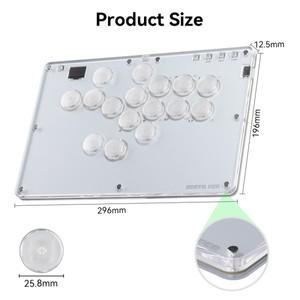 Haute42 조이스틱 Hitbox 키보드 아케이드 컨트롤러 PS4/PS5/스위치 Leverless 파이트 PC
