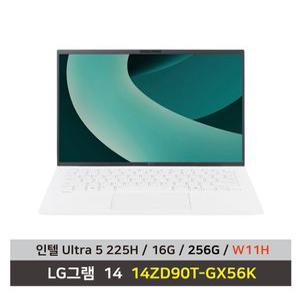 LG전자 2025 그램 14 14ZD90T-GX56K SSD 256G+Win11설치+무선마우스+패드 KW