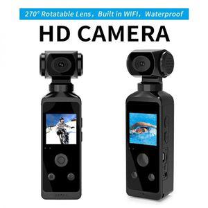 레트로캠코더 빈티지 카메라 비디오 포켓 액션 캠코더 HD 스포츠 캠 13 LCD 스크린 270 회전 와이파이 미니