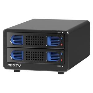 넥스트유 922U3 하비슈 2베이 USB3.0 5Gbps DAS 데이터스토리지 HDD SSD 1P USB3.0 C타입 PC연결 툴프리