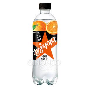 롯데칠성 칠성 사이다 제로 오렌지 500ml 제로음료