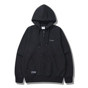 지프 에센셜 스몰로고 후드집업 JQ5TZU002BK 356657