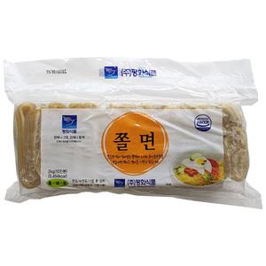 쫄면사리 2kg 10인분 평화식품 냉동 쫄면