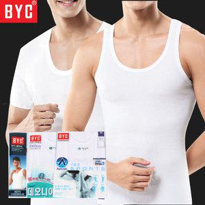 BYC 남성런닝 반팔셔츠 순면 데오니아 에어로쿨 기능성 메리야스 남자민소매