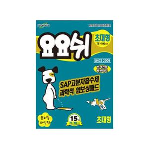 요요쉬 배변패드 플로랄와인향 초대형 15매