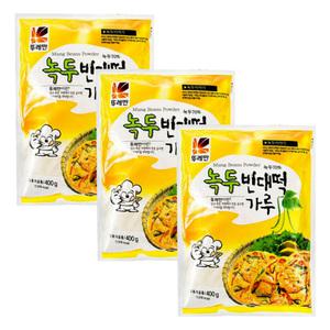 뚜레반 녹두 빈대떡 가루 400g X 3개