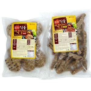 크로바 직불 떡갈비 1kg /국산 /2종 택1