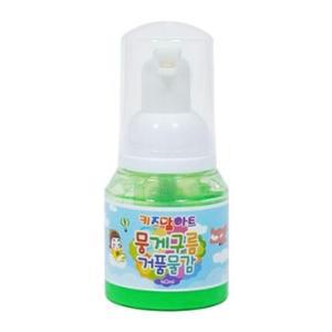 [XBI576J4]미술놀이 뭉게구름 거품물감 40ml 형광 초록